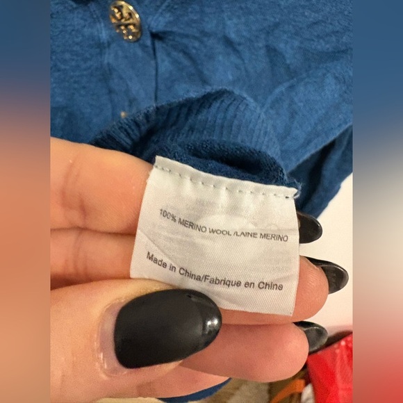 Tory Burch Marino wool cardigan (read description) - Picture 7 of 8